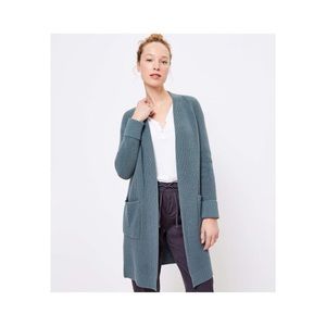 Lou & Grey Stitchy Pocket Open Cardigan